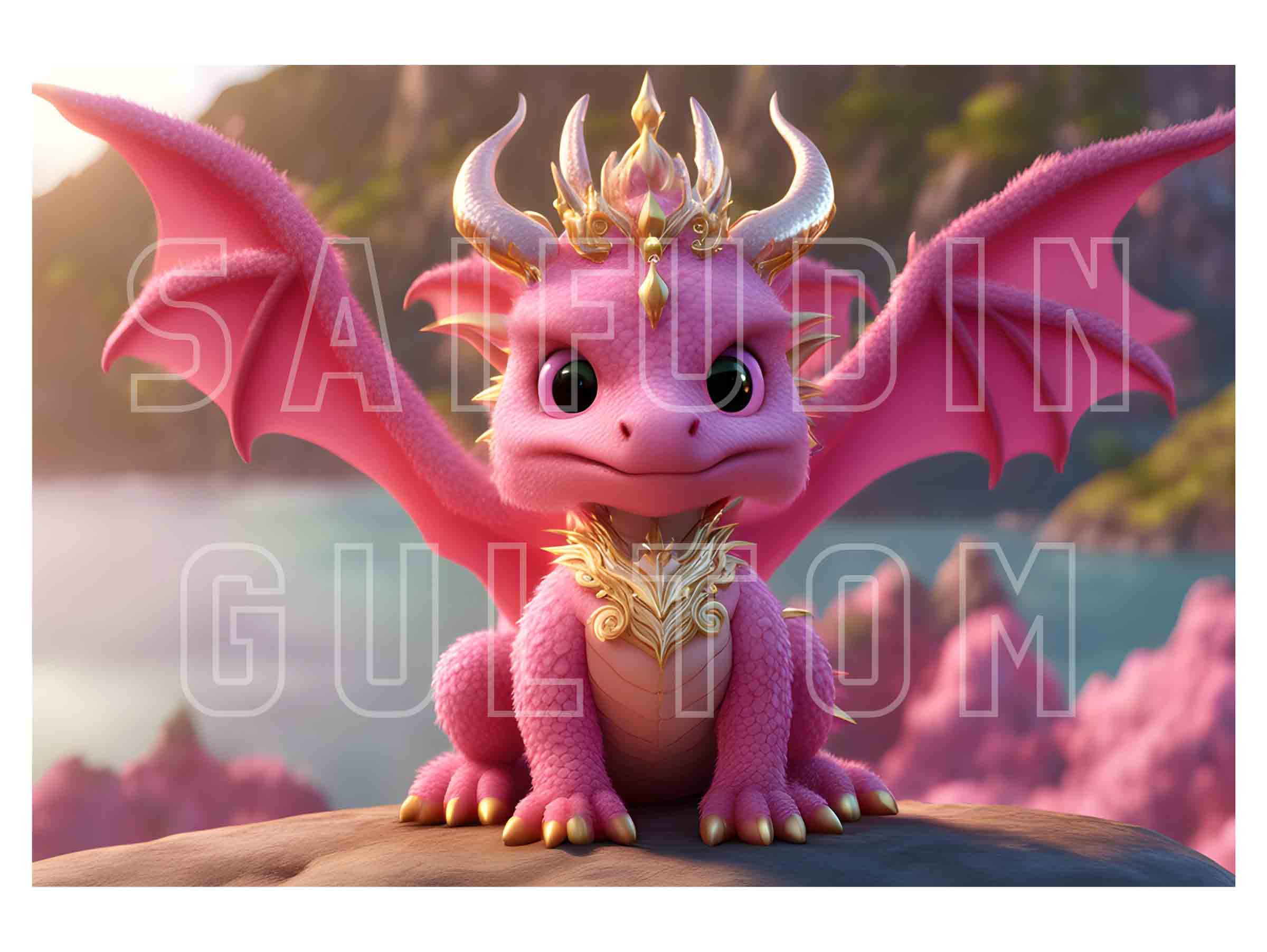 pink dragon
